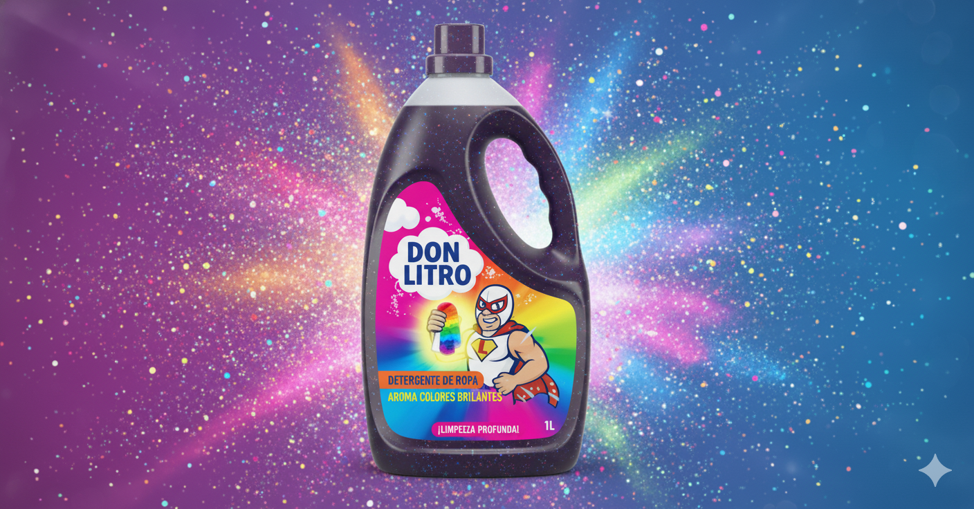 Detergente de ropa Aroma Colores Brillantes